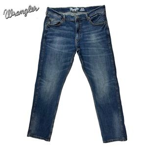 Wrangler Retro | Men’s 38x32 | Slim Straight Medium Wash Blue‎ Jeans 10WLT88BZ